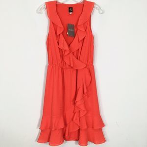 ANTHROPOLOGIE Sachin + Babi Pindot Ruffle Dress 2